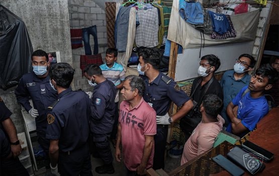 Immigration raid: 14 foreigners living in Hulhumale' detained