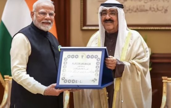 Modi receives Kuwaits highest honour