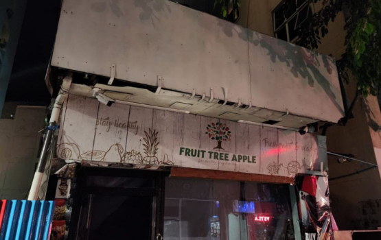 Fruit Tree Apple fire: 22 provided with temporary shelter