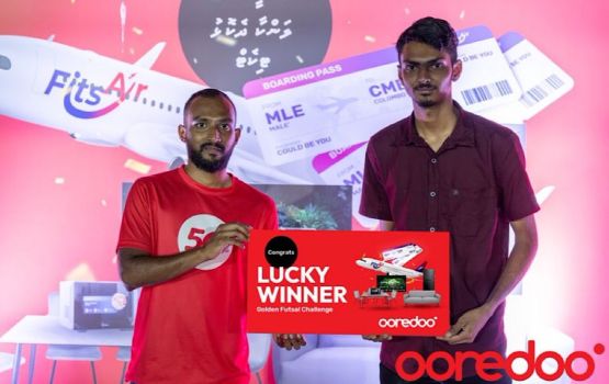 Ooredoo golden futsal giveaway: Mi hafthaage inaamakah aguhuri TV eh 