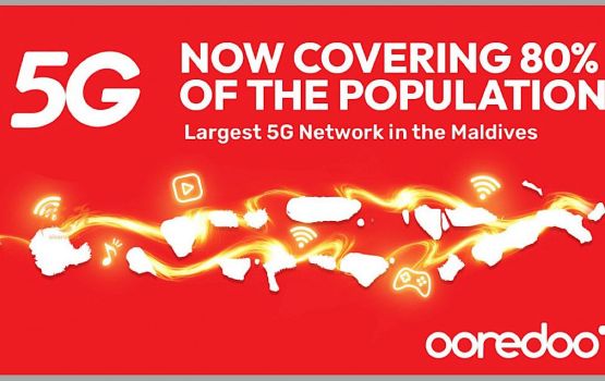 Ooredoo 5G raajjeyge aabaadheege 80 insahtha ah foarukohdheefi 