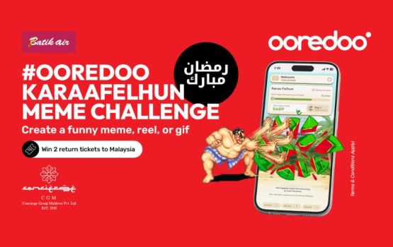 Ooredoo karaa falhaa meme hissaa kohgen Malaysia dhekolhu ticket hoadhi dhaane