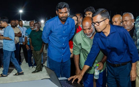 Male' power backup ehge gothugai tharaggee kuri STELCO Hulhumale' anex-2 engine ge hulhuvaifi 