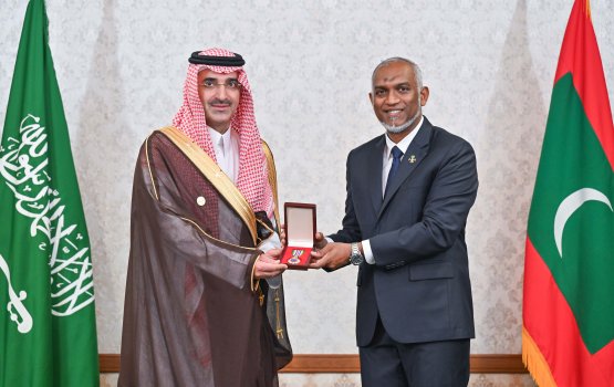 Saudi Fund CEO given Maldivian State Order