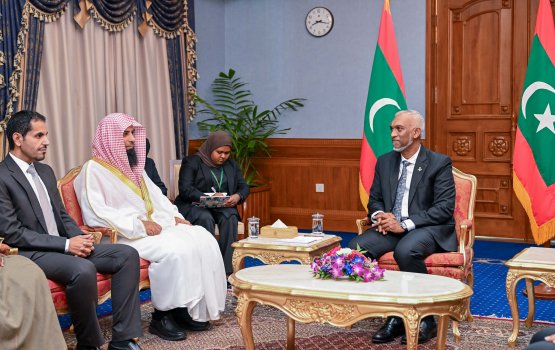 Visiting Imam of Masjid Al-Nabawi meets President Muizzu