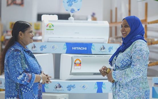 STO finifini hitachi promotion fashaifi, air condition product thakun 15 percent aa hama ah discount! 