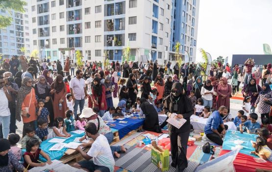 Hulhumale ah 21: Majaa gina harakaai thakaa eku family carnival eh baavanee