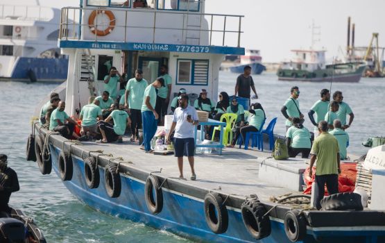 60 ah vure gina team aai eku ehmme foari gadha mass race maadhamaa rey Hulhumale' gai!