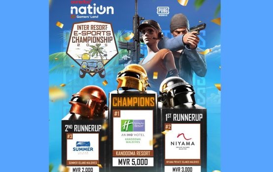 16 team aaeku Ooredoo nation inter resort e-sports tournament ninmaalaifi