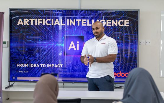 Telecom dhuvahaa gulhigen media thakah AI training eh Ooedoo in baavvaifi 