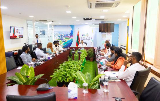 Cancer societyge edhumah Male' city councilge bahdhaluvunthakugai dhufaa thakethi nubahahtan ninmaifi
