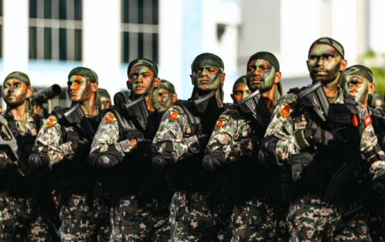 Maldives national service hingun defense ministryge dhashah  