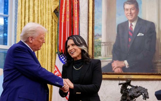 Iran ge hamalaa'ah vanna hithun Tulsi vidhaalhuvaa ehchakah ves nubalaane kamah Trump vidhaalhuvejje 