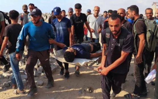 Iran hanguraamaige dhadivalhu balai Israel in Gaza ge 870 meehaku shaheedhu kolli