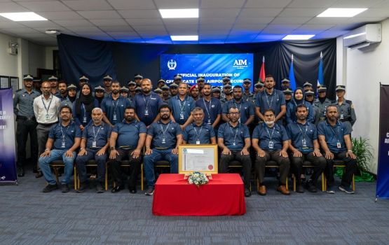 MACL in aviation institute Maldives ge certificate 3 ifthithaahu koffi 