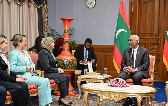 President holds talks with Turkish delegation