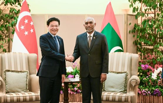 Raajje aai Singapore aa dhemedhu 3 MOU ehggai soe koffi