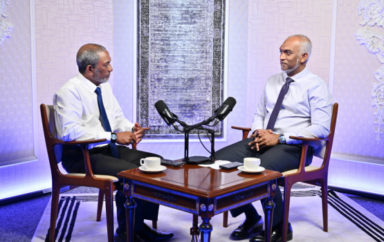 Aa terminal aa eku gaumu ge igthisoadhah kuri erun libeyne: Muizzu