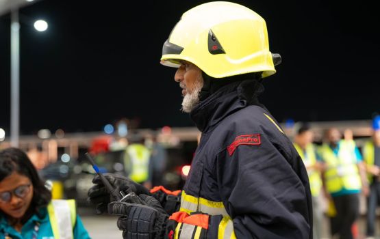 Aa terminal akee bainalagvaamee fire and safety mingadu thakah fethey terminalehkan kashavaru koffi 