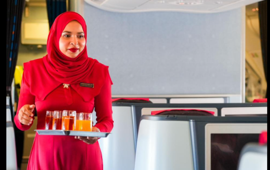 Aa terminal ge furathama hidhumah dheynee wide body aircraft A330 ge flight ah!