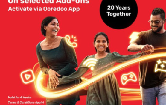 Ooredoo ah 20 aharu vee iru komme call eh, hithaa gulhuvaali baiveriyaa!