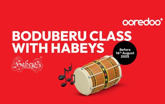 Ooredoo in Habeys boduberu groupaa gulhigen boduberu class thakeh fashanee