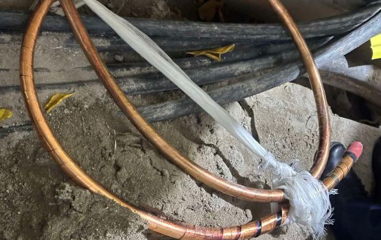 STELCOge sub-stationeh thereyah vadhe cable burikuri massala balanee
