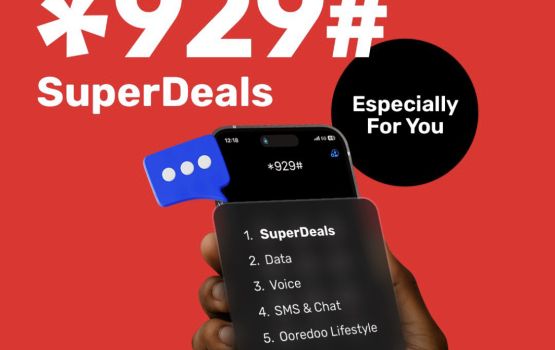 Ooredoo mobile customer innah *929# winq Super Deal offer thah negeyne!