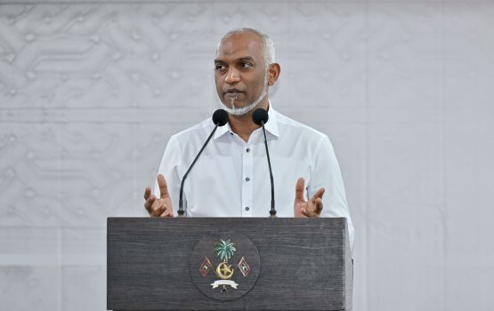 Rahrah thafaathu nukoh hamahama kamaa eku tharaggee genesdheynan: Muizzu