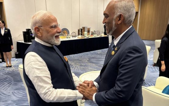 China gai, Raees Muizzu aai Modi badhalu kuravvaifi 