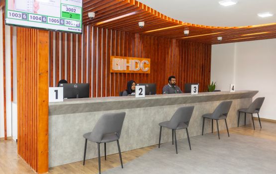 Vinares gai hunaan HDC Customer Care Office in ves mihaaru billthah dhakkaaleveyne