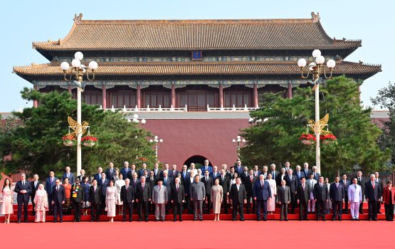 President attends China's Victory Day ceremony