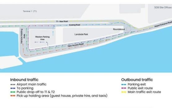 Velana Airport ge traffic floor ah bodethi badhaluthakeh gennanee