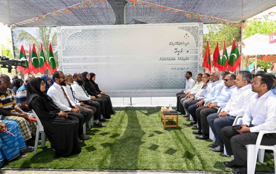 President returns to Male' after concluding his four-atoll tour