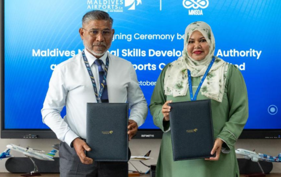 Maldives National Skills development authority in hingaa course thah MACL gai hingumah hudha dheefi
