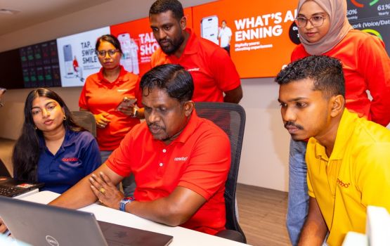 Ooreoo customer day faahaga kurumah Management aai staffun customer un gaathah!