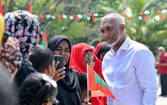 President departs on a three-day visit to Laamu Atoll President departs on a three-day visit to Laamu Atoll