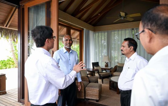 Shangri-La Villingili resortge masakkaiy kuriah dhaa gothuge thafseel raees aa hissaa koffi