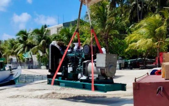 Fenvaru rangalhu hidhumatheh foarukohdhinumah 320 kilo whatt ge ithuru genset eh Adh. Dhigurashah