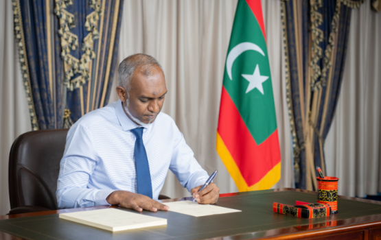 Fandiyaarunge qaanoonah islaahu genaumuge bill raees thasdheequ kurahvaifi