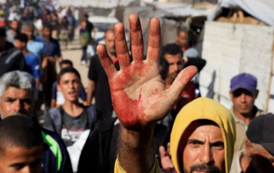 Gaza ah kaandhey namugai Israel in hingi 'maru camp' thah huttaalanee