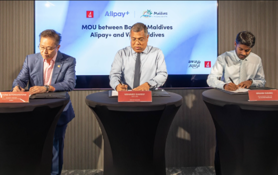 BML in Alipay+ adhi Visit Maldives gulhigen Raajje promote kuranee