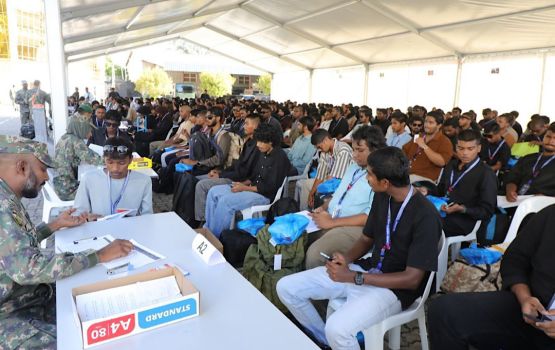 350 dharivarunnaa eku National service ge dhevana batch thamreenah furaifi 