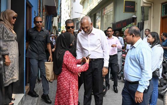 PNC door-to-door campaign gai Raees Muizzu baiverivevadaigenfi