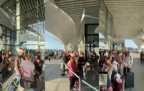 Velana Airport ge flight thah cancel ve fathuruverin thaashi vefai