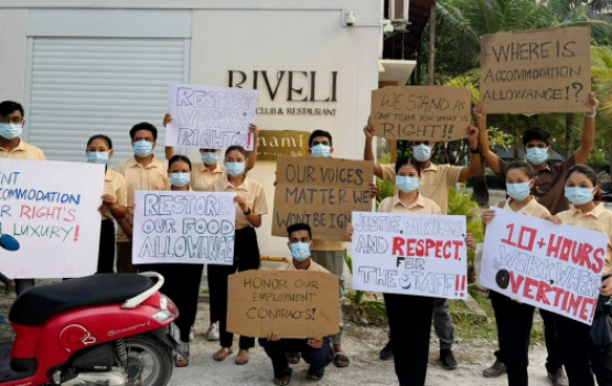 Restaurant eh ge muvazzafun ihuthijaaju kurun: Qaanoonaa hilaafu ehves kameh nukurumah fuluhun nasseyhai dheefi