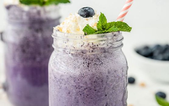 Blueberry shake: Sihhathah faidhaahuri meeru buimeh, avahah thayyaaru kollamaa