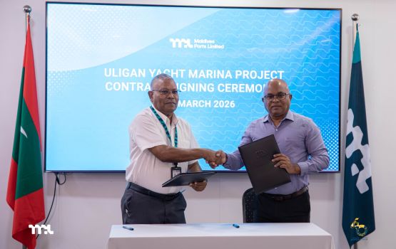Uligamu yacht marina tharaggee kuran SASe Constructionaa havaalukoffi 