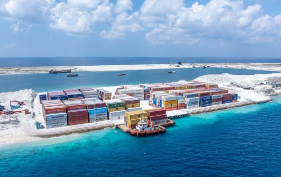 Container bahattan Thilafusheegai MPL in gaaimkuri sarahahdhu ithurah bodukoffi 