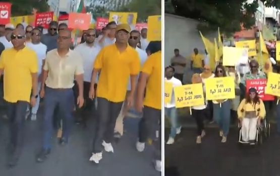 Council inthihaabuge campaign ninmaa hingaalun idhikolhu MDP in fashaifi
